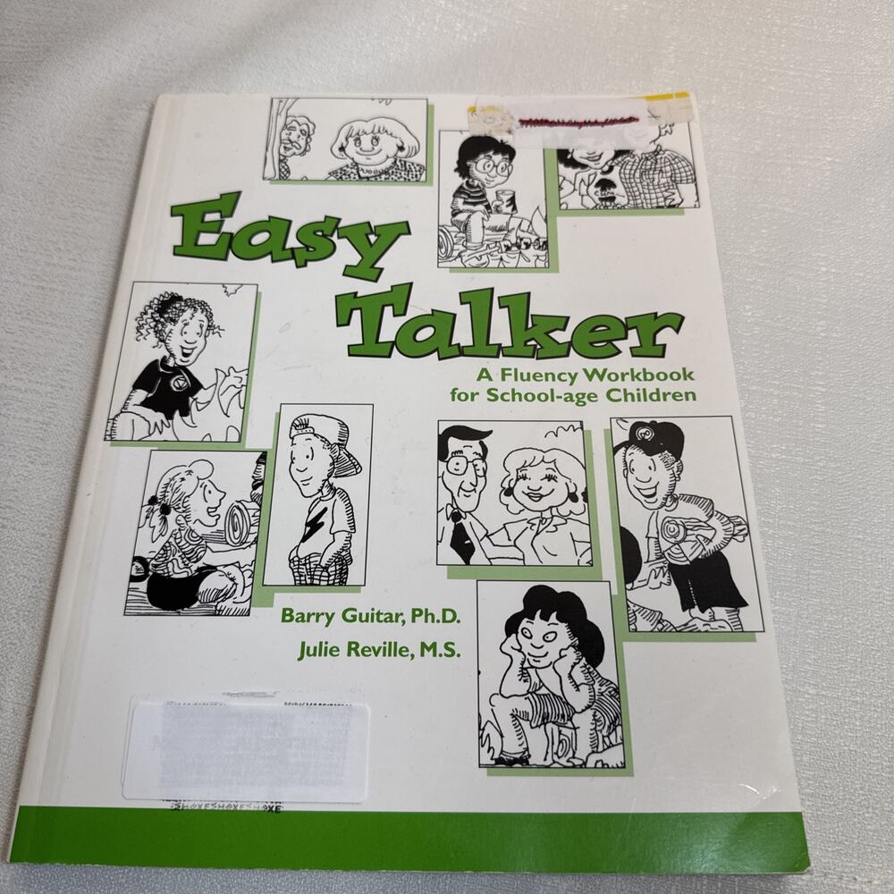 Easy Talker Fluency Workbook Speech Therapy Elem Intermediate PB 1997 Guitar